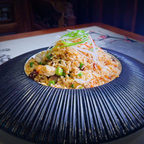 Arroz rey frito.
