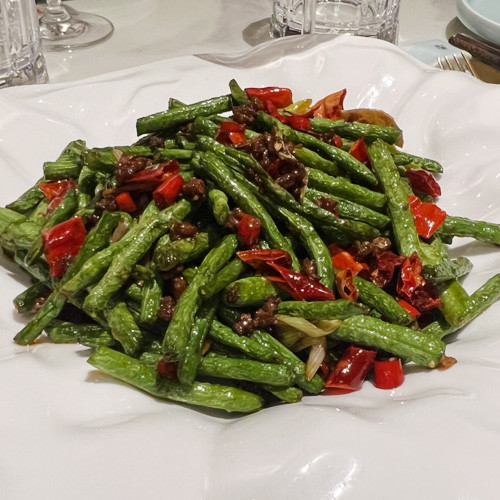 Judía china estilo sichuan