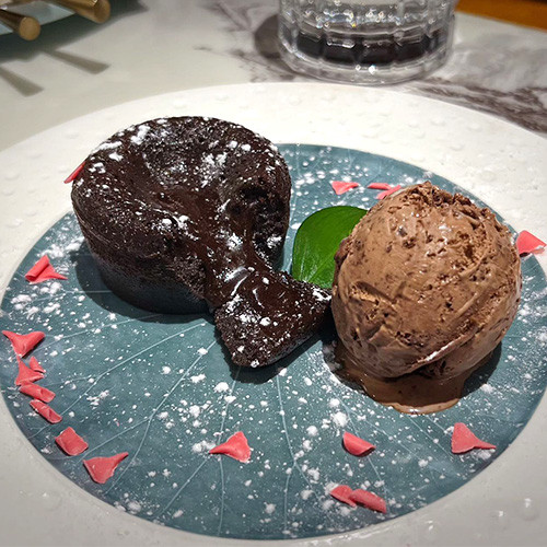 Coulant de chocolate