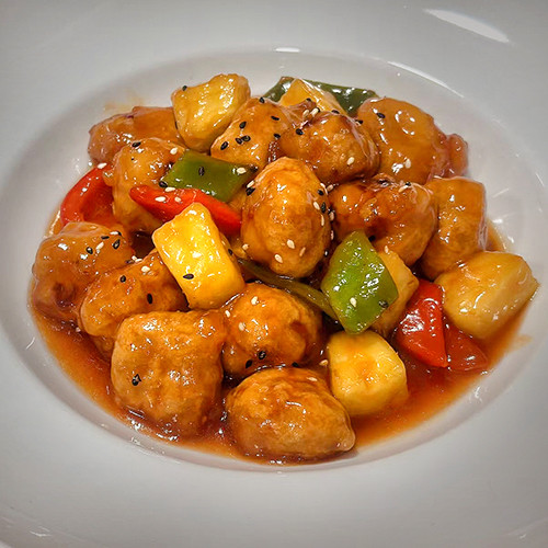 Pollo Agridulce con piña