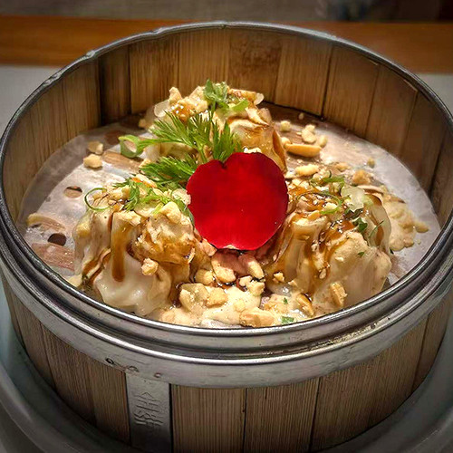 GYOZA DE POLLO CON SALSA Teriyaki
